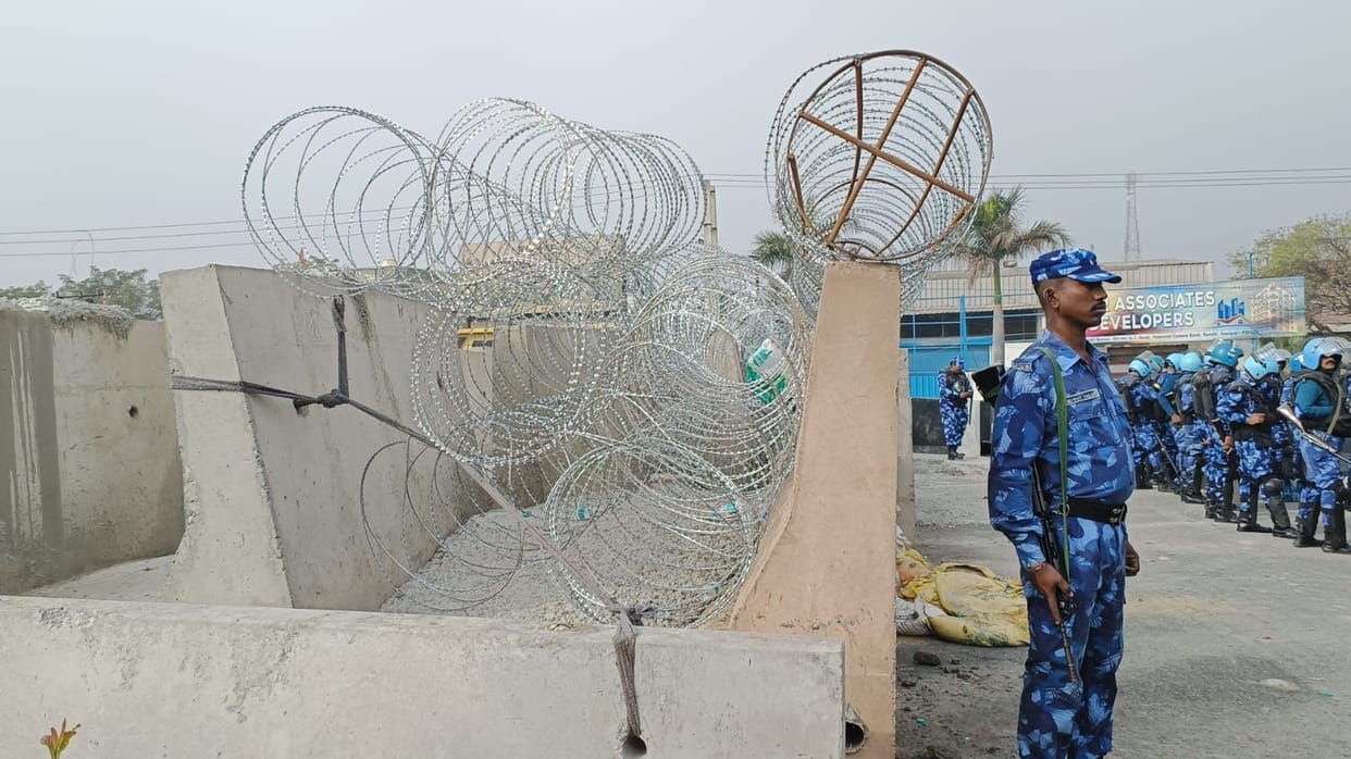 Security tightened in Singhu, two layers more increased