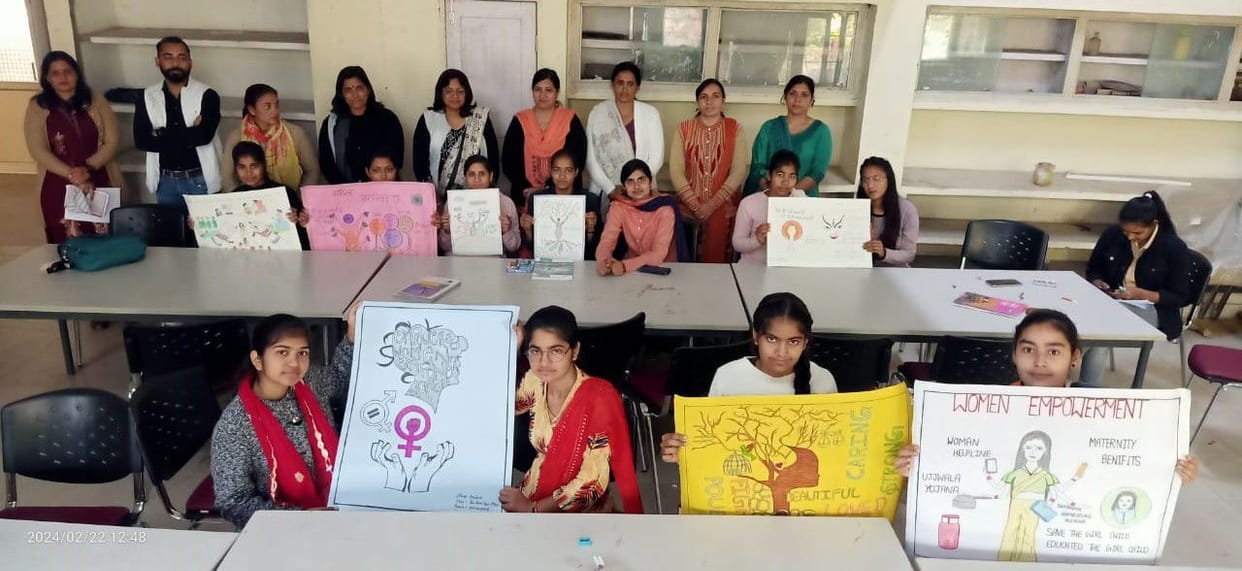 Competition on women empowerment held in Chaudhary Bansilal College