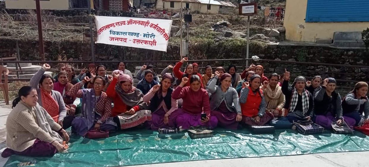 Workers stood firm on boycott, Anganwadi centers remained locked