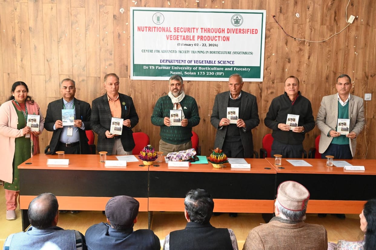 Role of vegetables is important in nutritional security: Dr. Chauhan