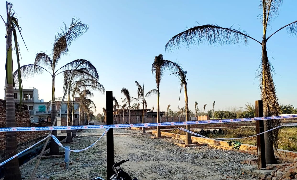 Development authority seals illegal colony again