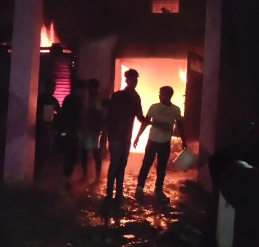 fire in hardware shop