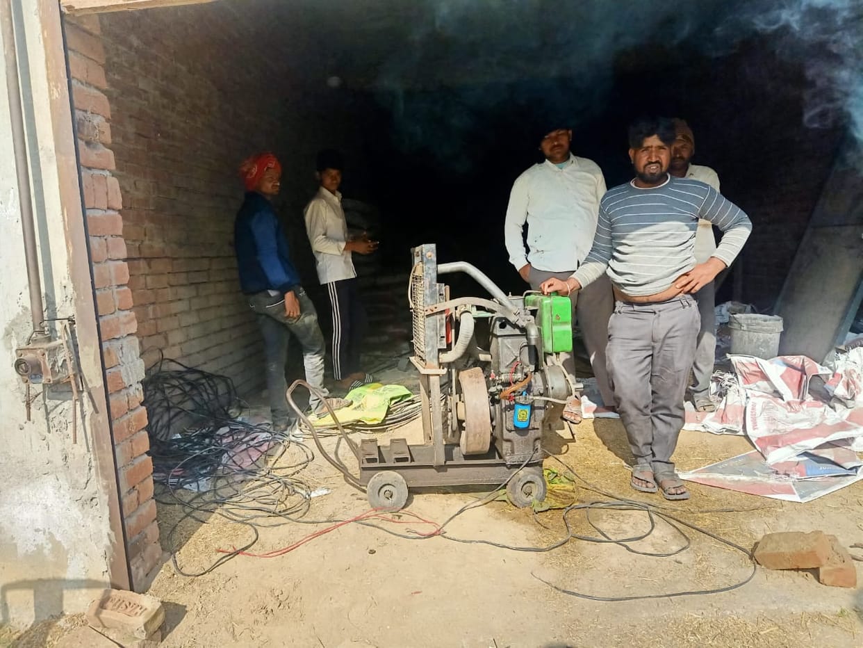 Theft from under construction panchayat house near police picket
