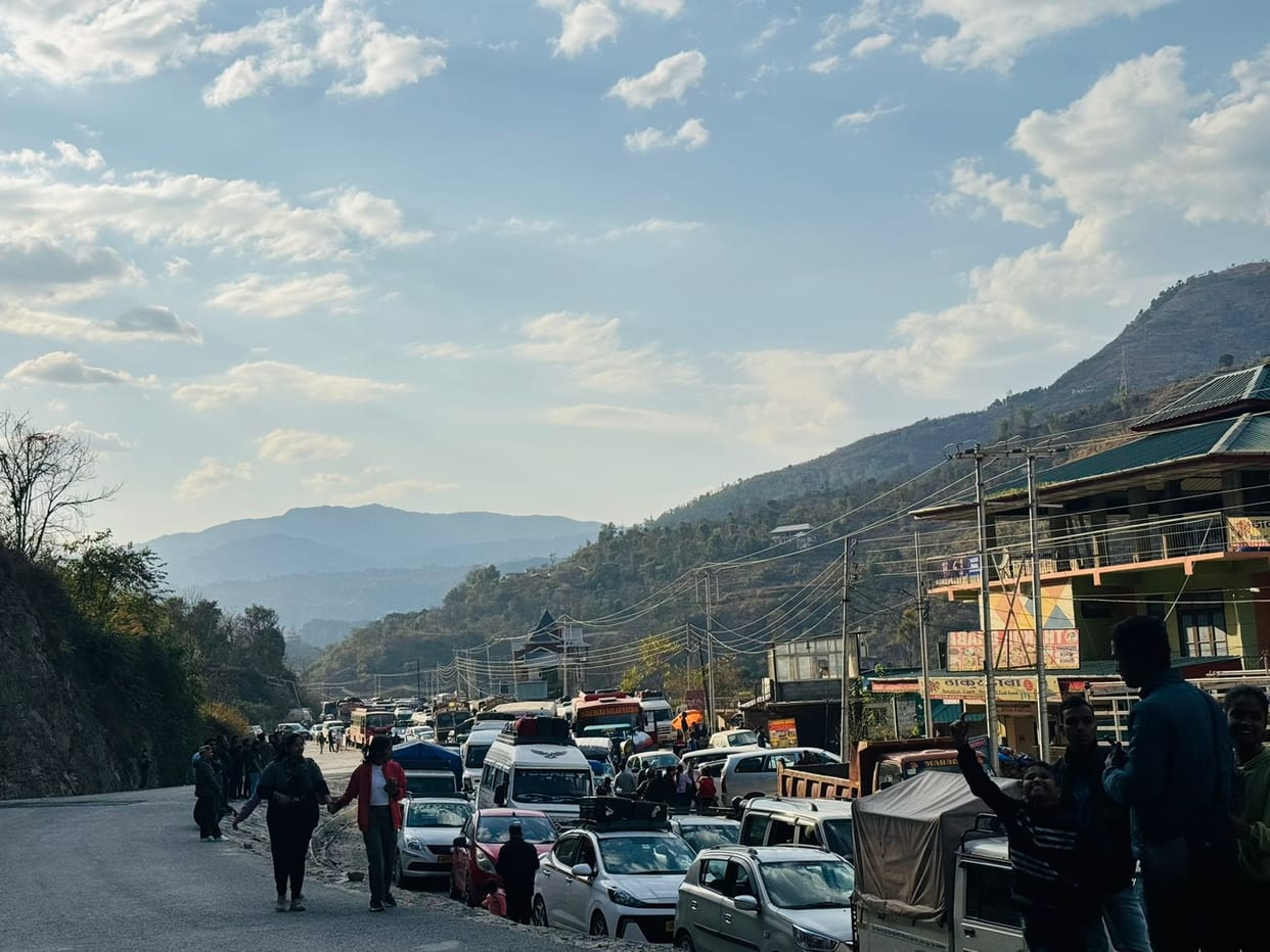Movement on Mandi-Pandoh National Highway being stopped for five hours