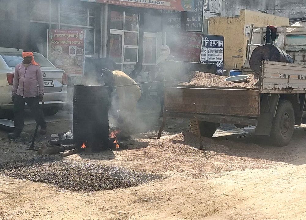 Impact: Officials woke up after tweeting to the Chief Minister, road repair work started