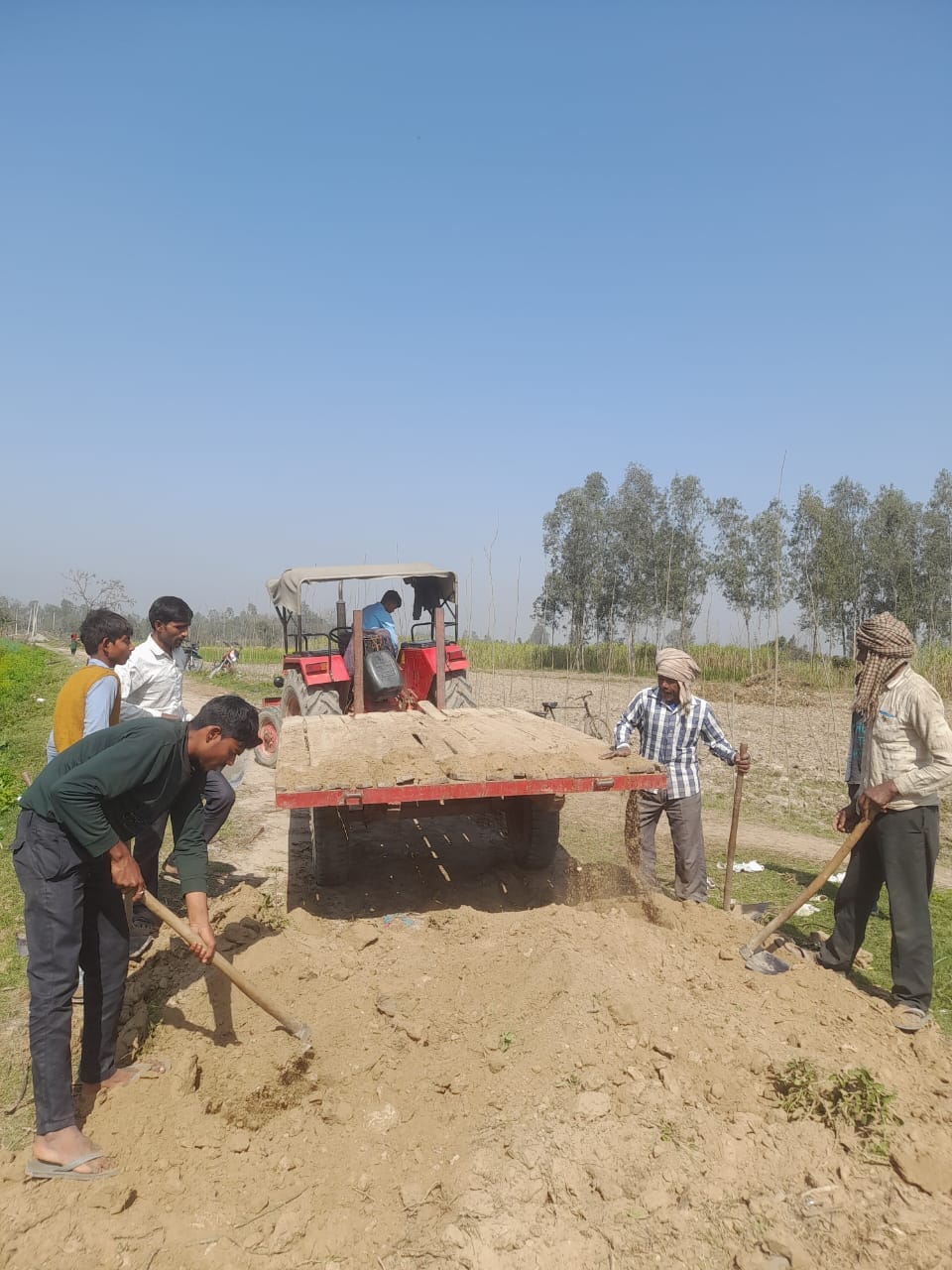 The path of Shiva devotees will be easy, repair of Karnawala-Nandgaon raw road started