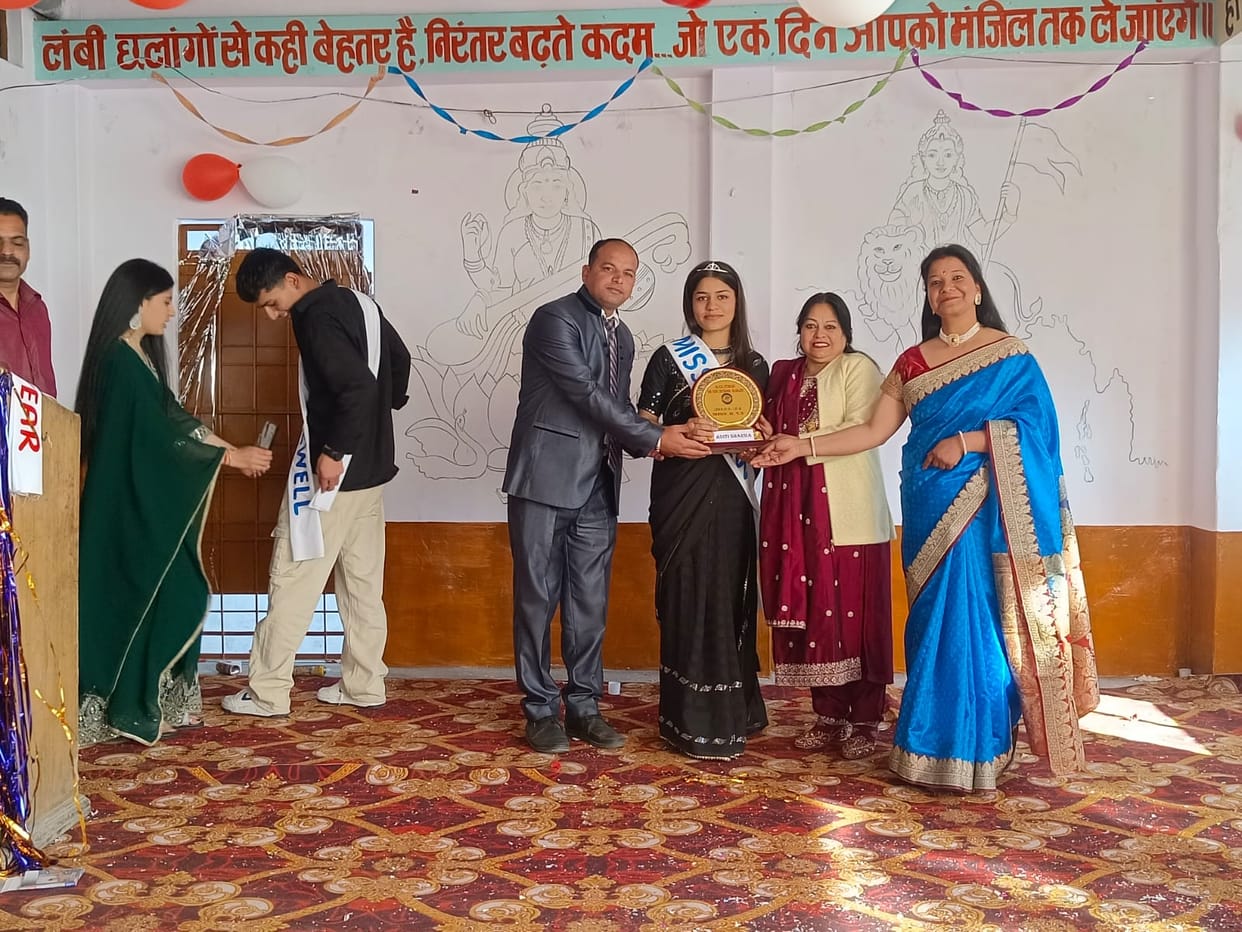 Aditi was chosen as Miss and Anurag was chosen as Mr. Farewell.