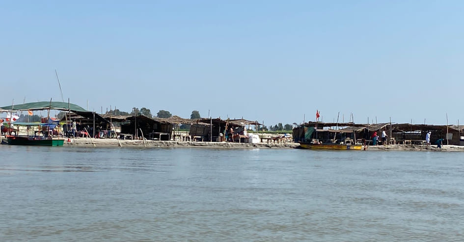 - Ghats built on temporary islands of Ganga can become the cause of accidents.