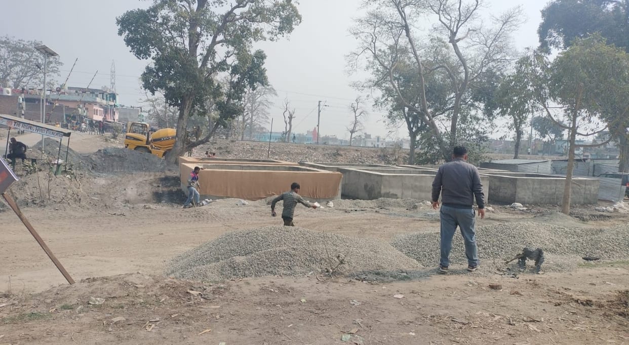 Underpass. built. Ghodanala. railway. crossing. vehicles.