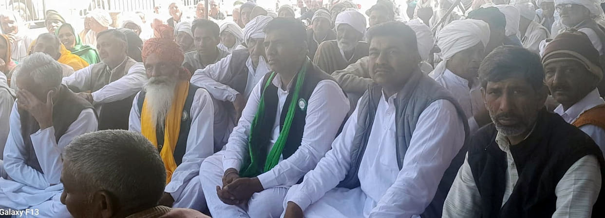 Today farmers will stand facing the tractors towards Delhi