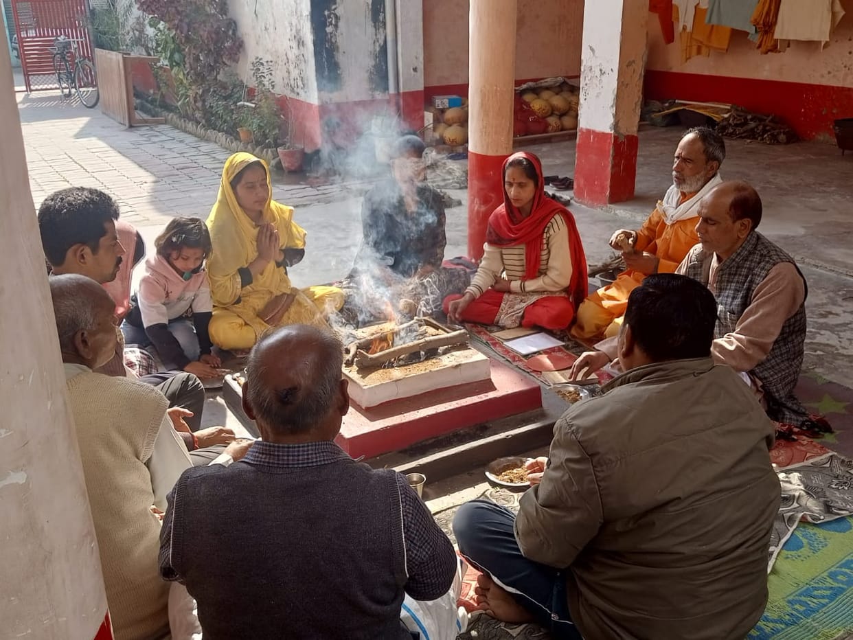 Gayatri and Vedic Yagya held in Bisalpur