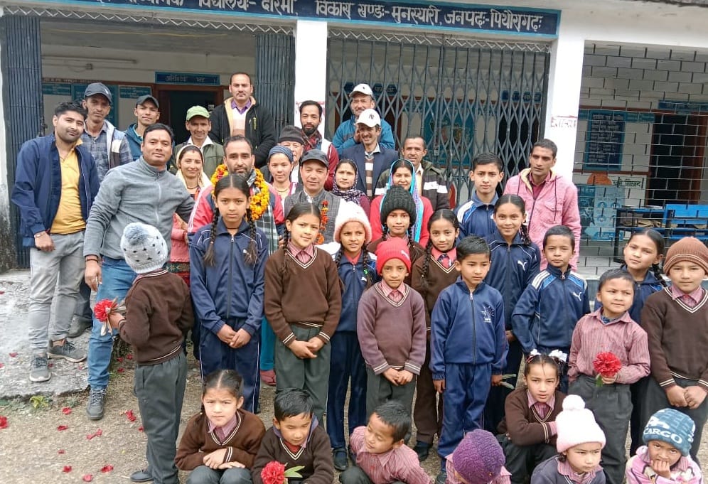 When a teacher was posted in Darma, the faces of the children lit up.