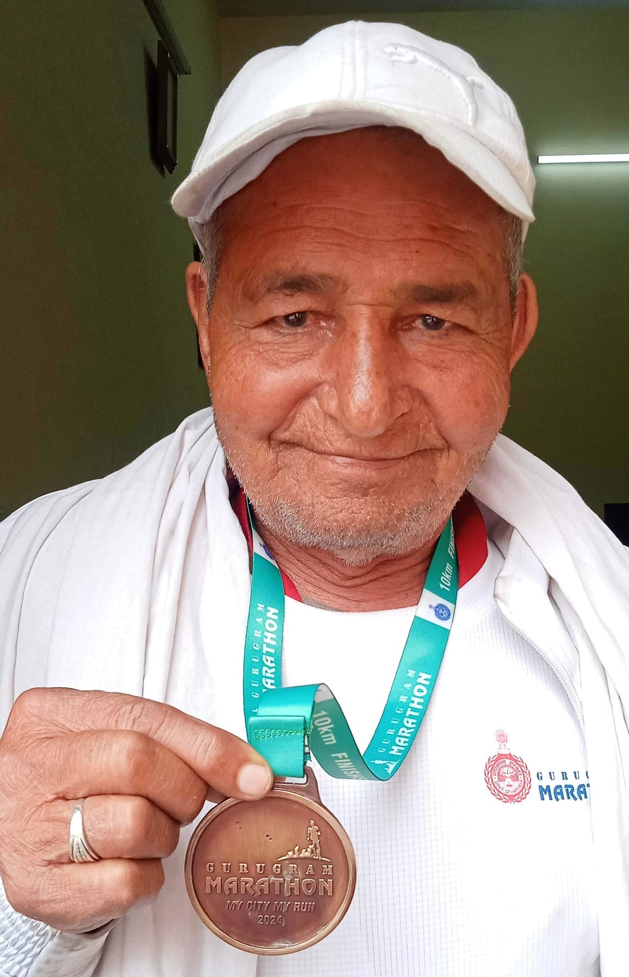 71 year old Jai Singh won gold in marathon