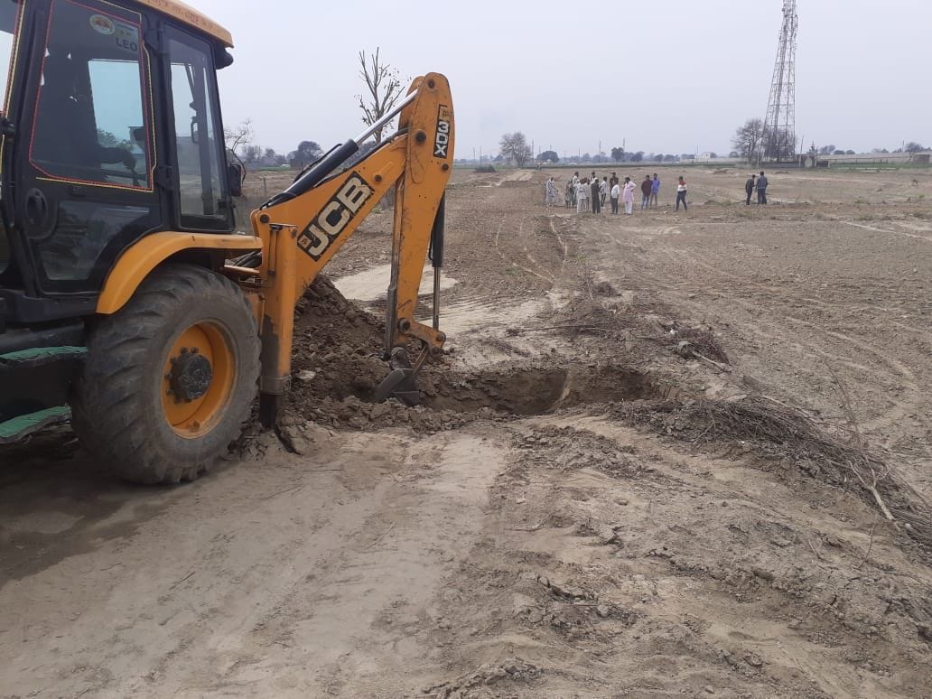 Raw roads of illegal colony uprooted