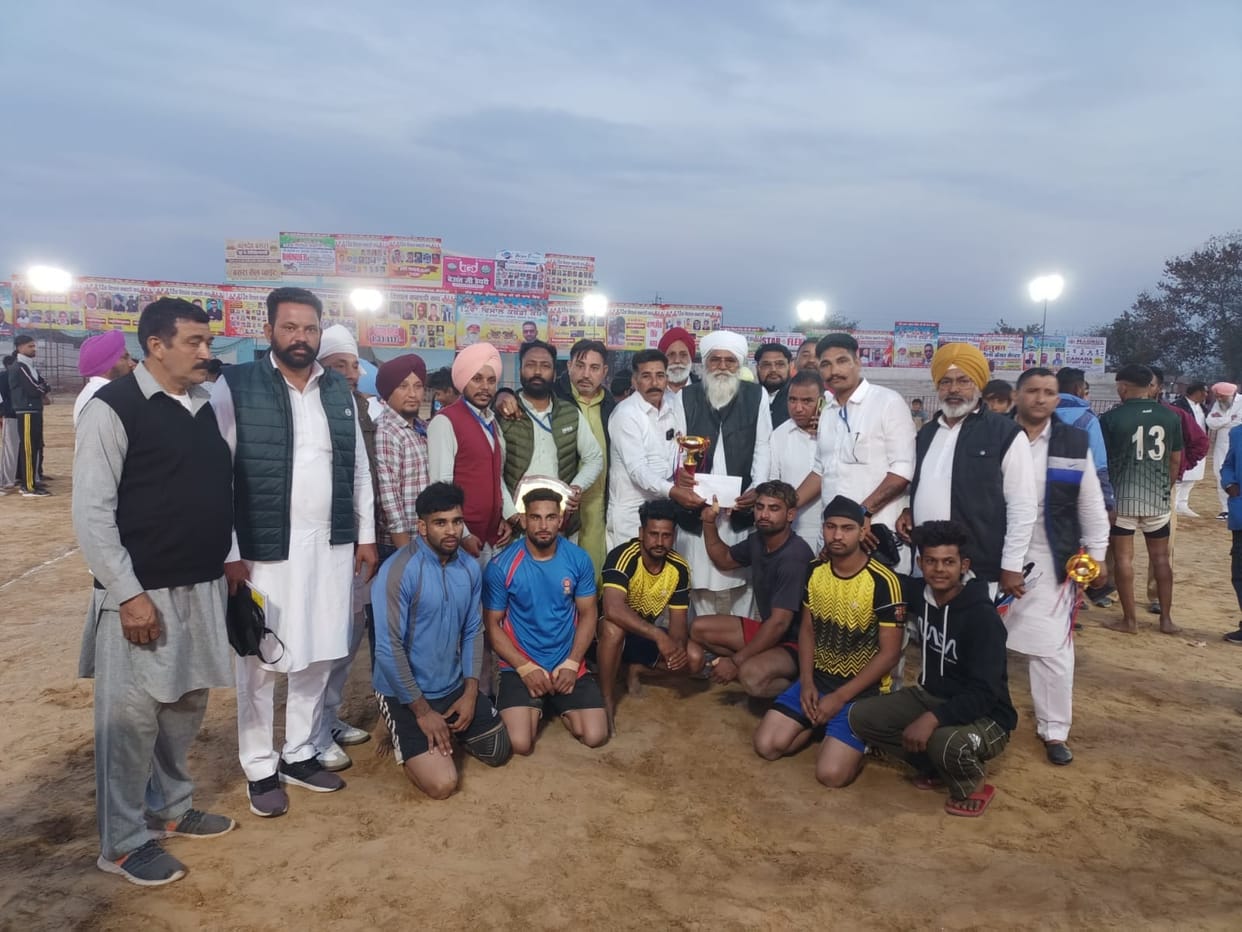 Khokhar's team won the Kabaddi Cup trophy
