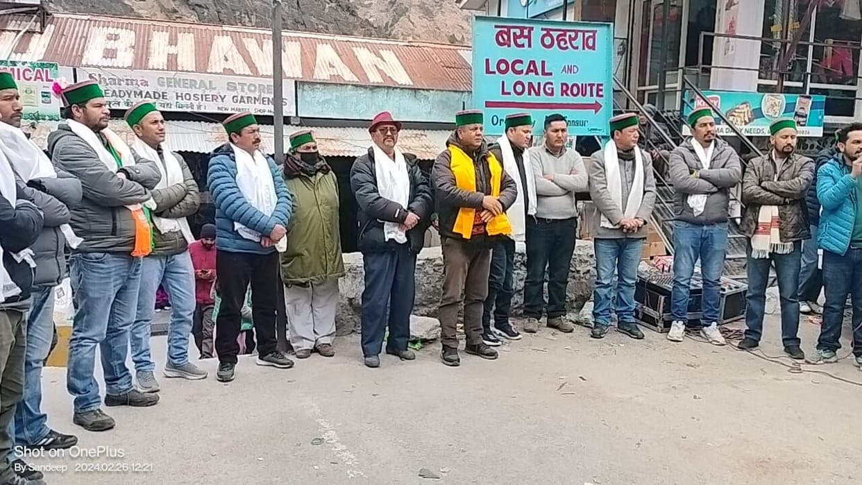 rampur news, kinnaur news, politics, bjp, yuva chopal, program,