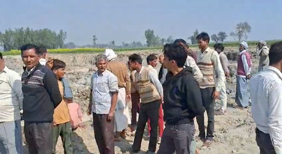 Allegation of removing soil from the pond by digging more than the standard