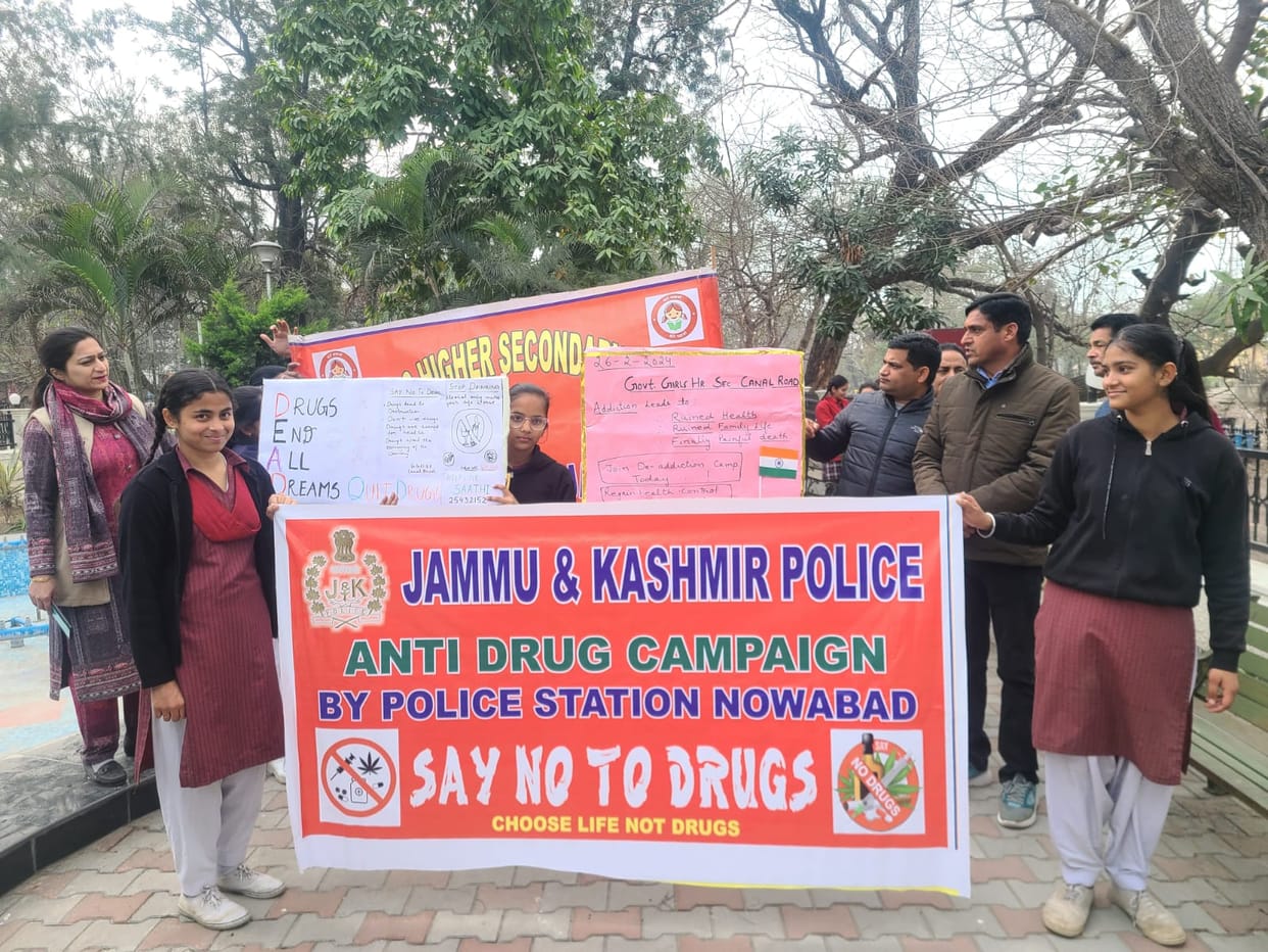 Students gave message to stay away from drugs
