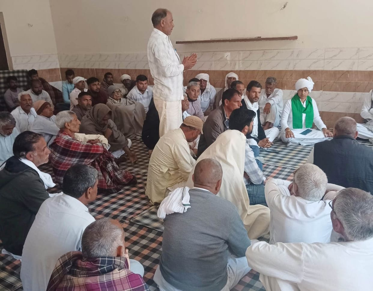 Farmer leaders sought public support for Mahapanchayat