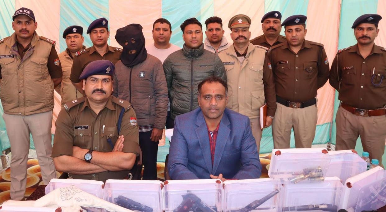 A businessman caught with a consignment of weapons
