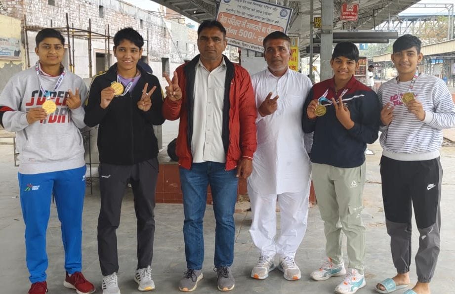 Haryana team won gold medal in women's kabaddi