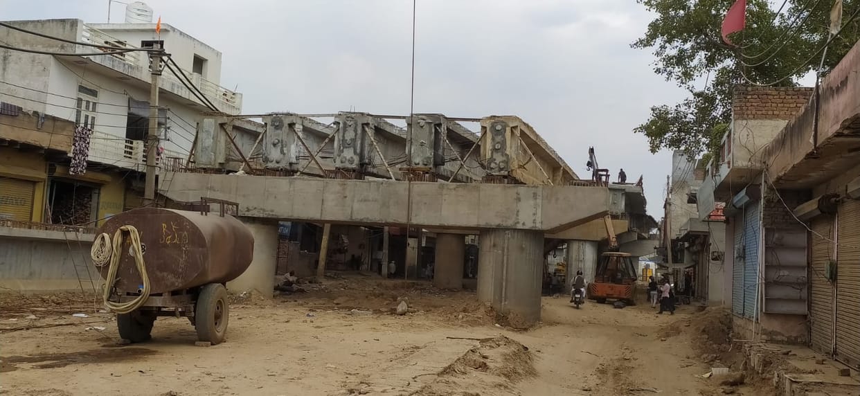 Overbridge work was to be completed in 2023, but was not done even in 2024