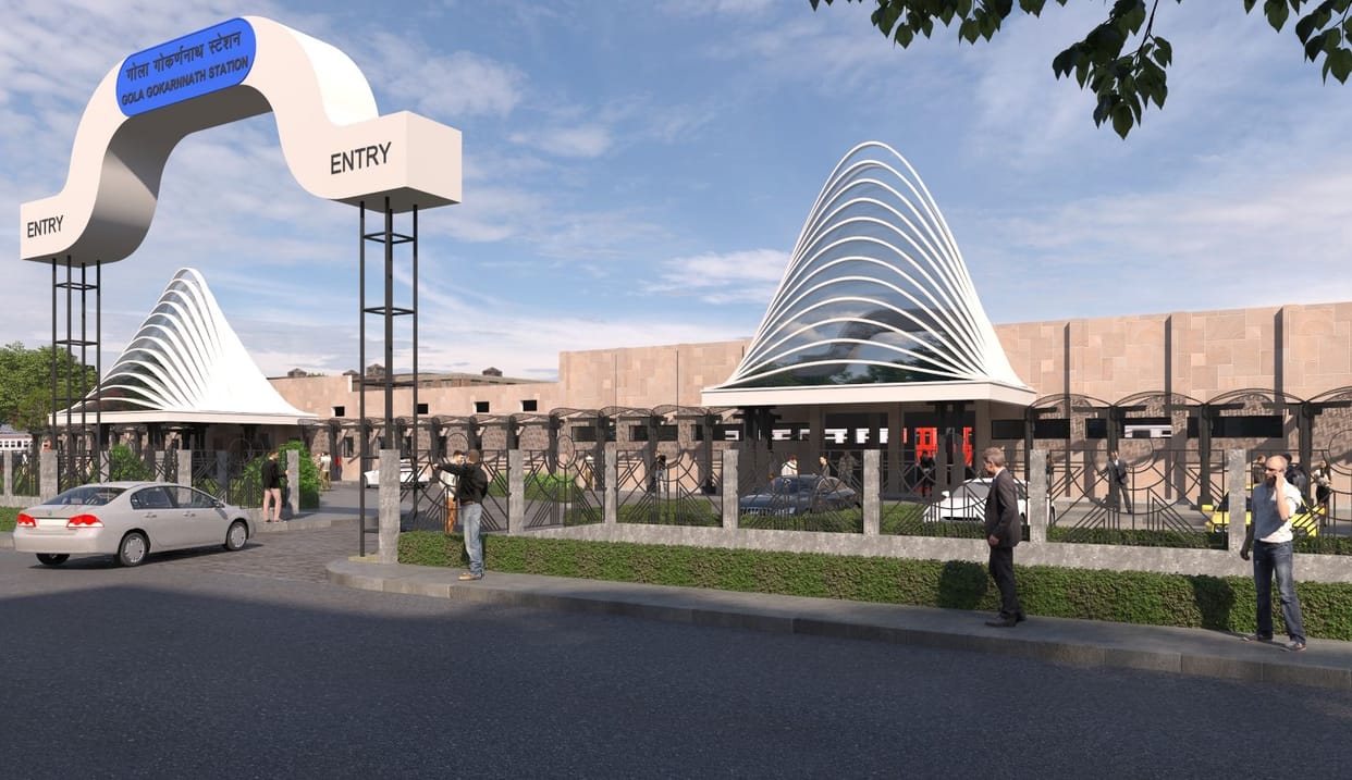 The foundation stone for the redevelopment of Gola Railway Station was postponed due to changes in the design.