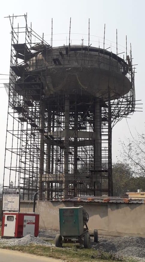 Construction of overhead tank was to be completed in 18 months, two years passed