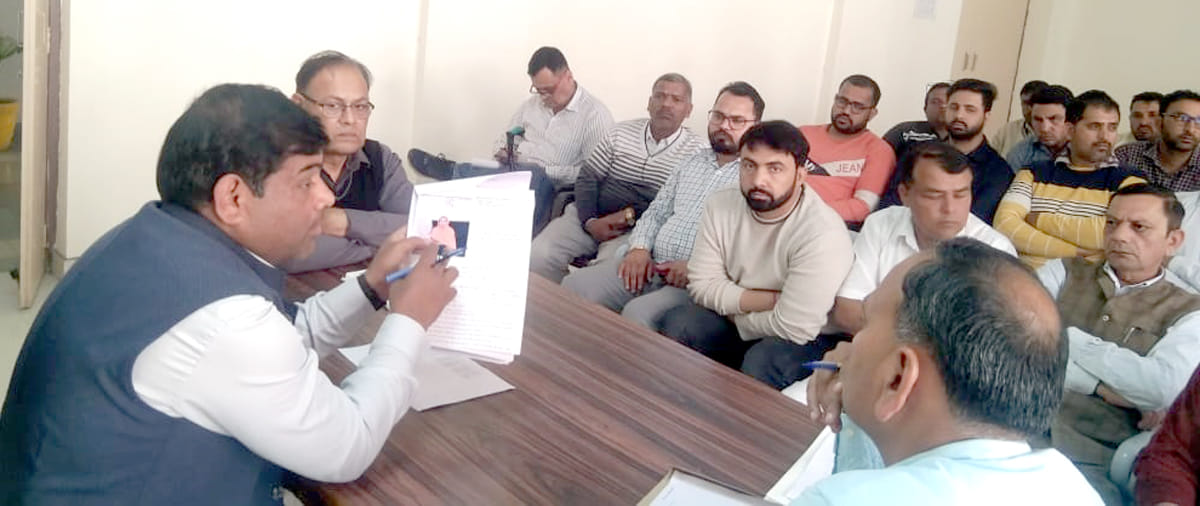 Dr. SDM took review meeting regarding Bhimrao Ambedkar Housing Renovation Scheme.