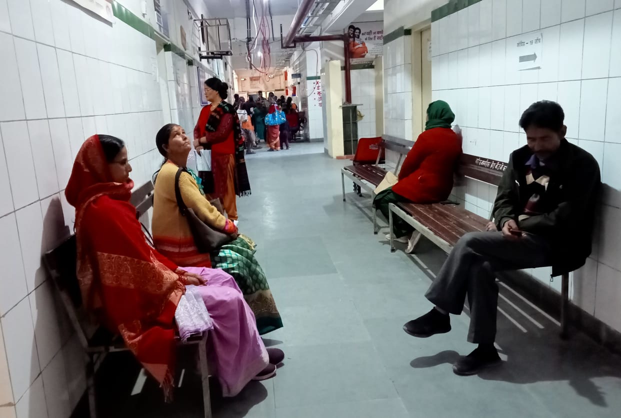 Out of 350 people who reached OPD, 100 patients had cold and fever.