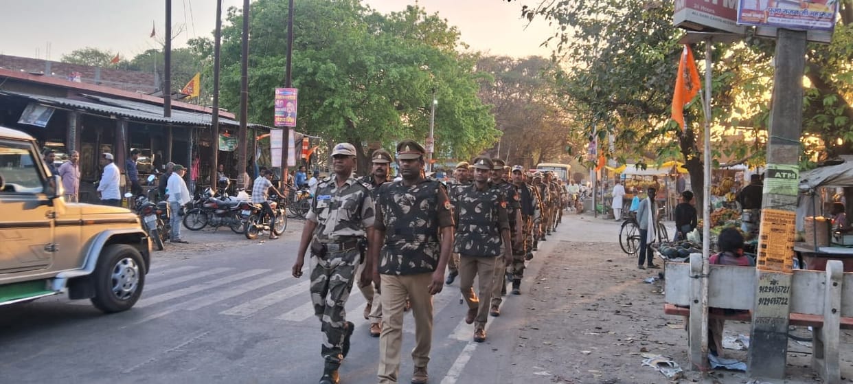 Gave people a sense of security through flag march
