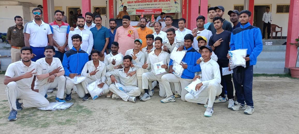 Deoria hostel team won the title by defeating Stadium-11 by 10 wickets