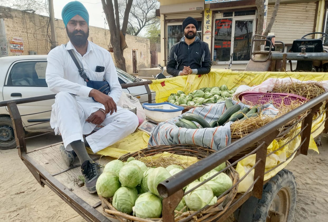 Two friends left private bank jobs and started vegetable farming and are earning lakhs of rupees.