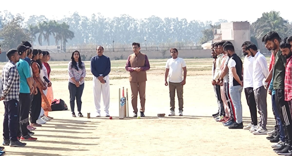 MA fourth semester team victorious in cricket
