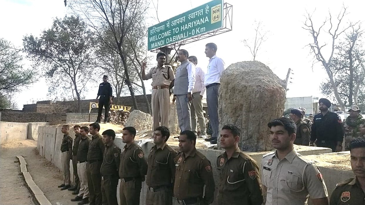 With the code of conduct now the closed roads started opening, the road from Sirsa to Punjab is open