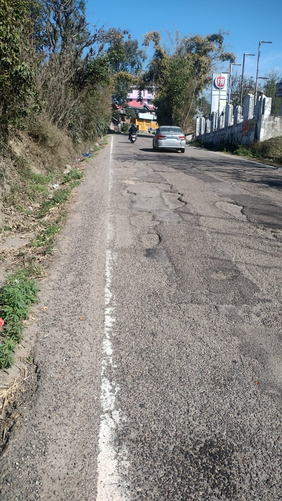 NH 103 is in bad condition, drivers are hesitant