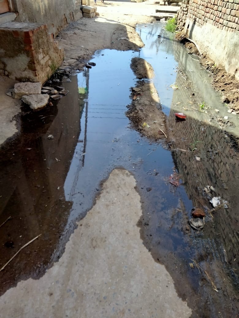 Villagers upset due to lack of drainage of dirty water in Dubaldhan