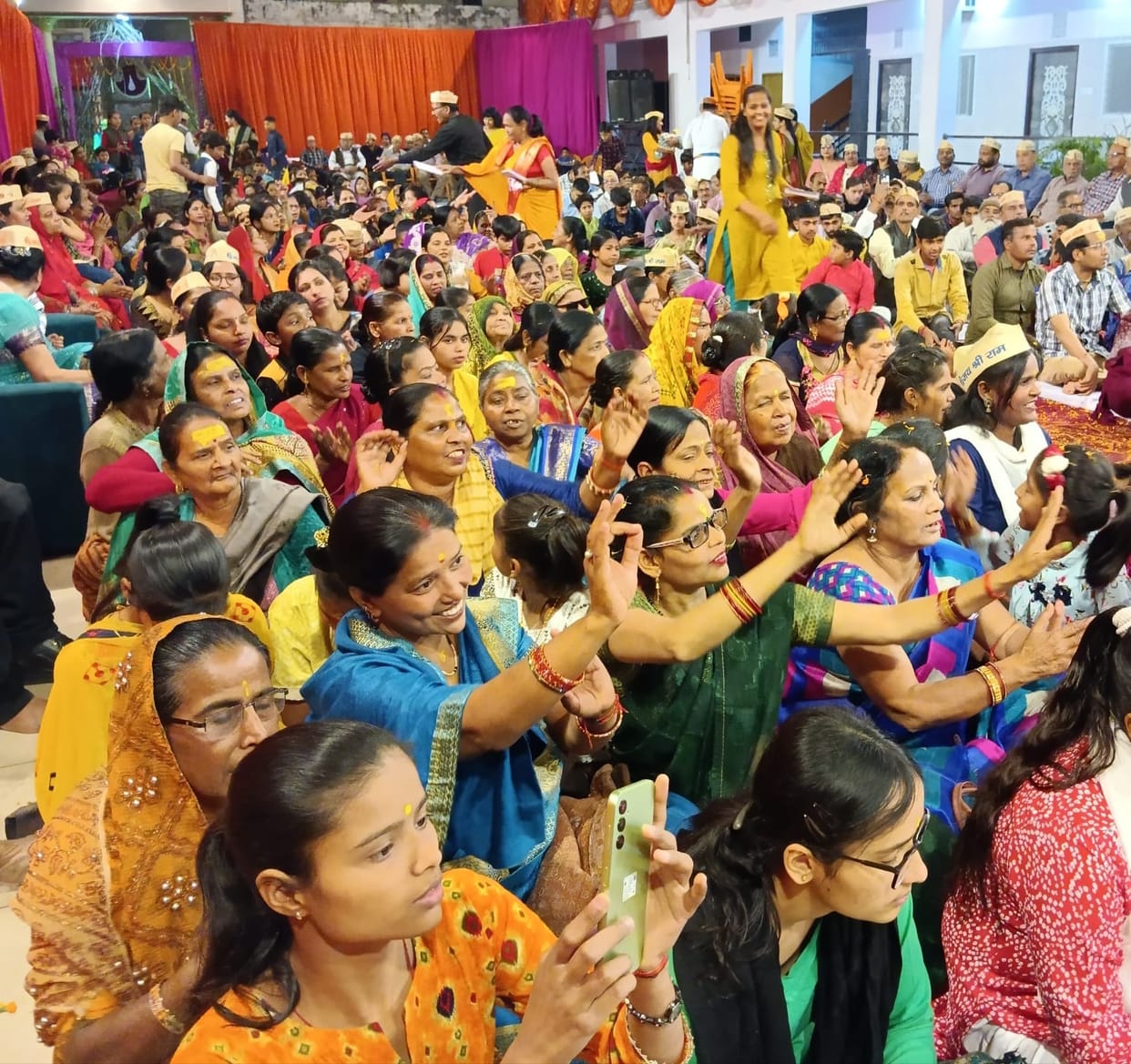 Sridevi Sampad Sankirtan Mandal celebrated Holi festival