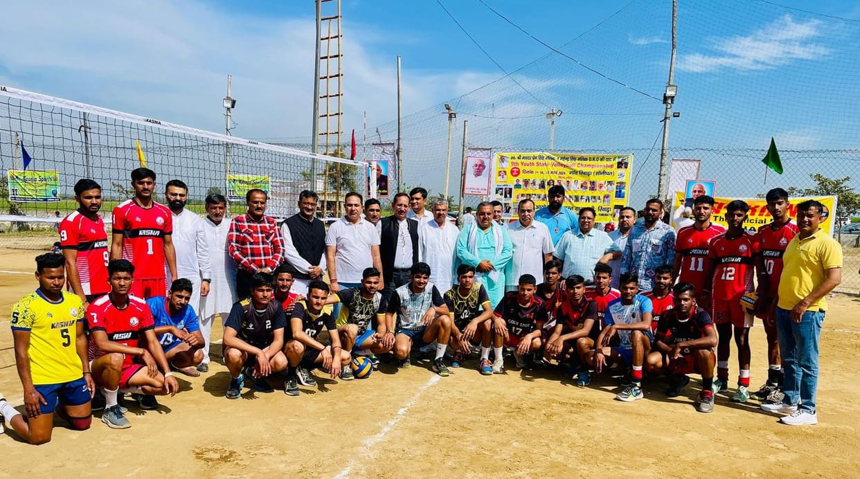 Karnal and Panipat team tops in state level youth volleyball competition
