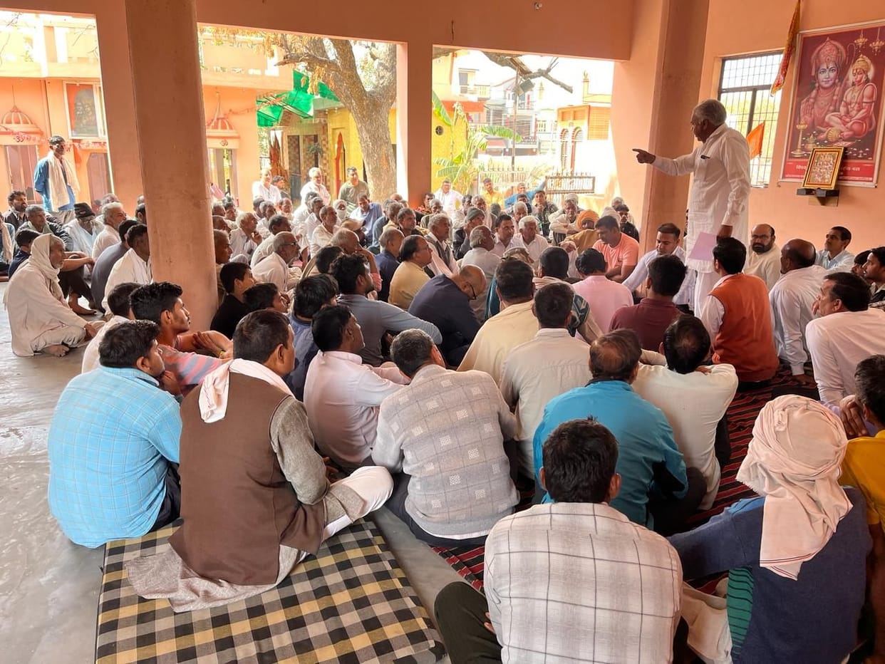 Gram Panchayat Lohani decided to collectively boycott Lok Sabha elections