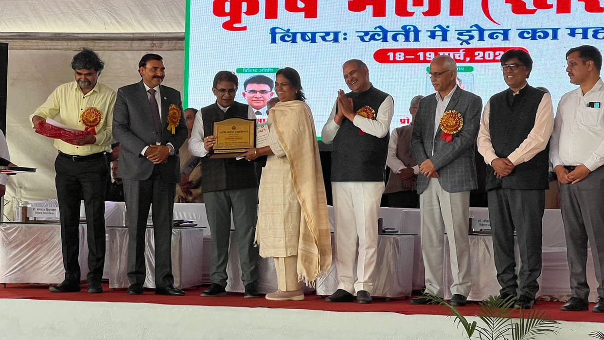 Two progressive farmers of the district got excellent honor for advanced farming