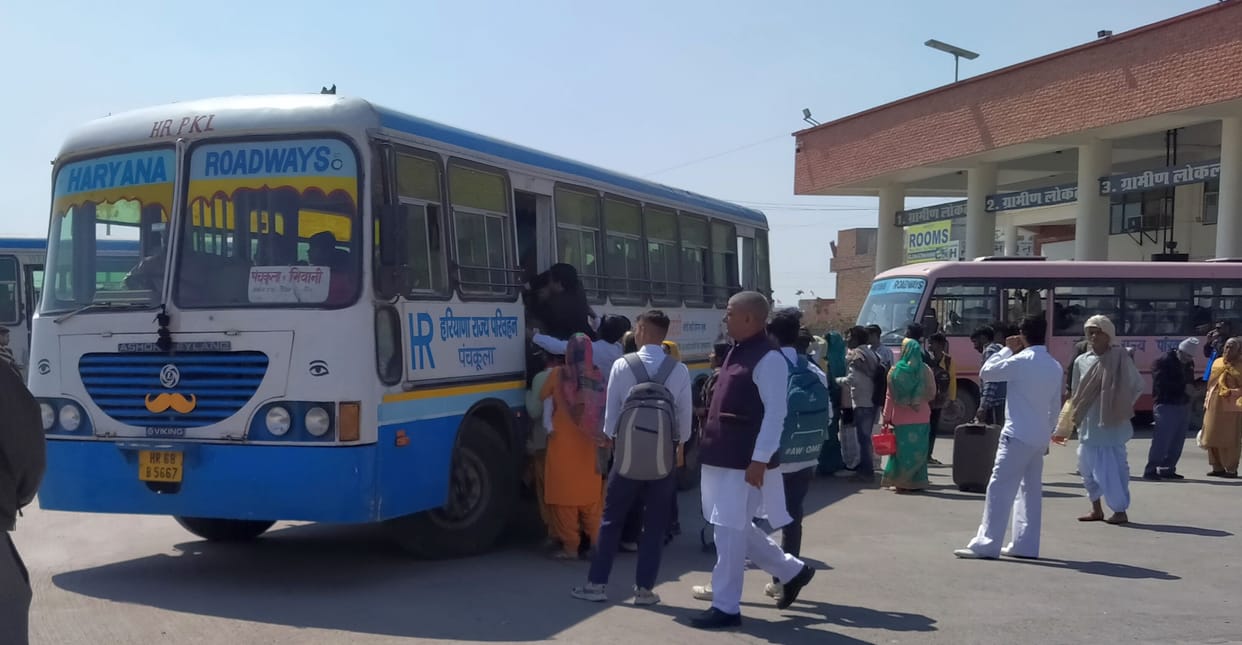 Two roadways buses run from Jind to Ballabgarh