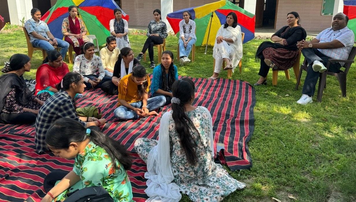 Girl students openly discussed voting rights and elections