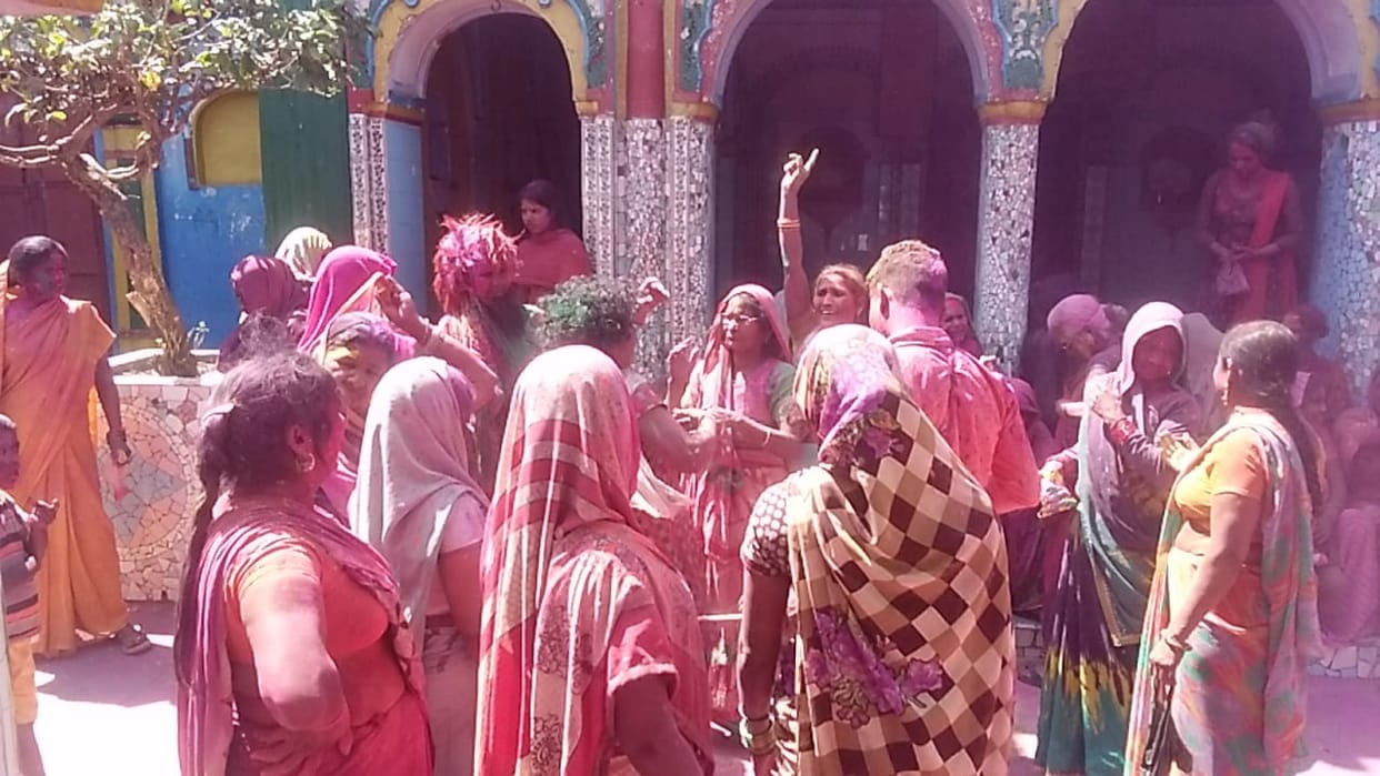 Women's power prevails on the second day of Holi in Madhotanda.