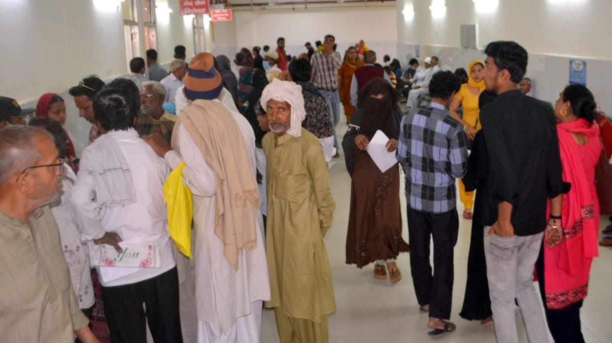 Assurance being given in the name of treatment in the district hospital