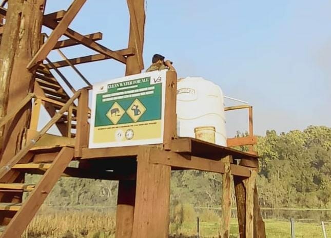 Two solar pumps installed in Rhino Rehabilitation Area