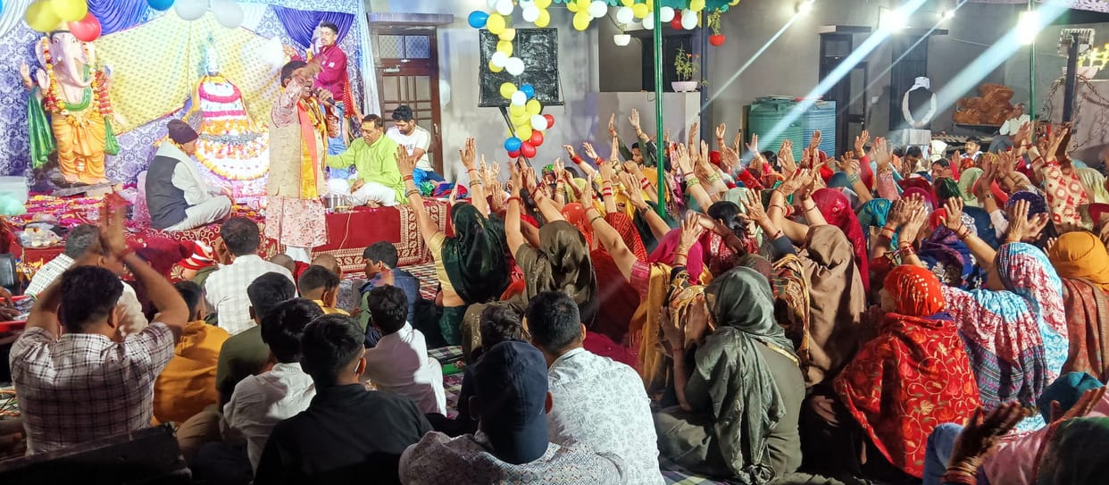 Night vigil organized for Khatu wale Shyam Baba
