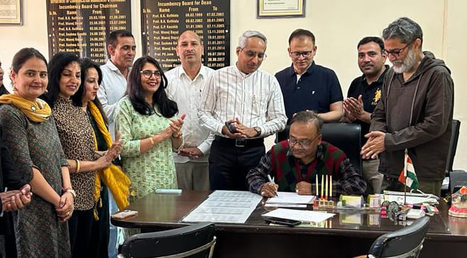 Pro. Manoj Dayal becomes Chairman of Mass Communication Department for the sixth time