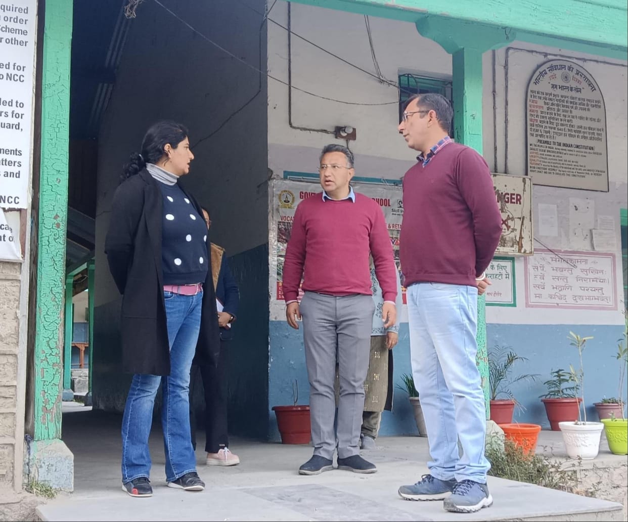 Deputy Commissioner inspected the strong room