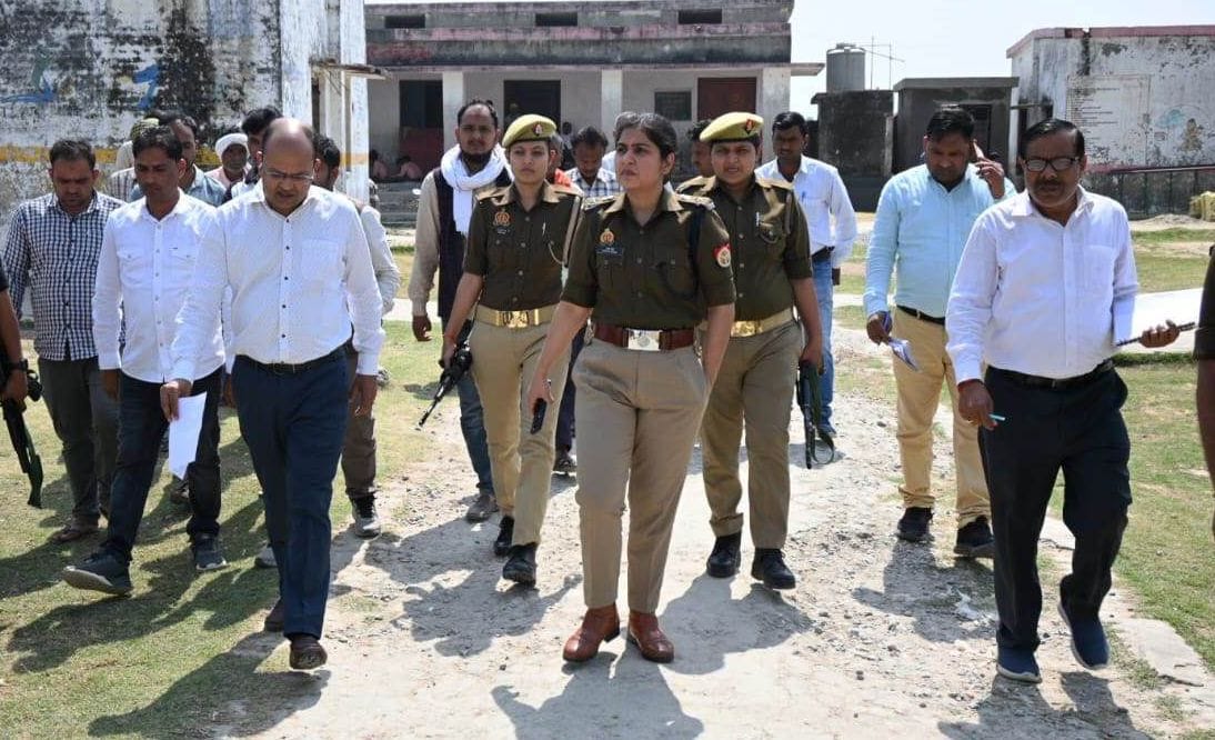 DM and SP inspected the highly sensitive booth